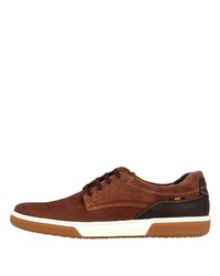 braune Wildleder niedrige Sneakers von FRETZ men