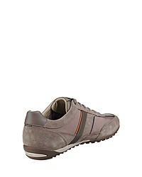 braune Wildleder niedrige Sneakers von Geox