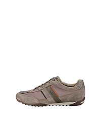 braune Wildleder niedrige Sneakers von Geox