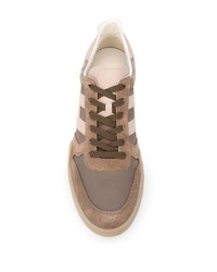 braune Wildleder niedrige Sneakers von Hogan