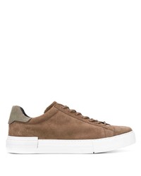 braune Wildleder niedrige Sneakers von Hogan