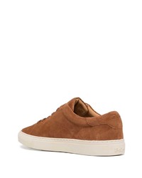 braune Wildleder niedrige Sneakers von Polo Ralph Lauren