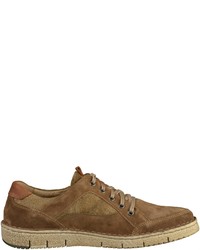 braune Wildleder niedrige Sneakers von Josef Seibel