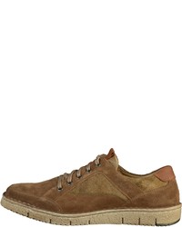 braune Wildleder niedrige Sneakers von Josef Seibel