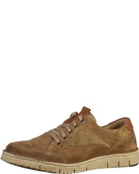 braune Wildleder niedrige Sneakers von Josef Seibel