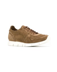 braune Wildleder niedrige Sneakers von Buttero