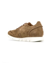 braune Wildleder niedrige Sneakers von Buttero