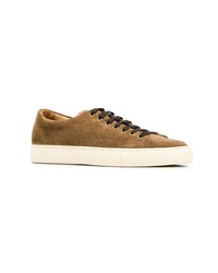 braune Wildleder niedrige Sneakers von Buttero