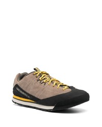 braune Wildleder niedrige Sneakers von Merrell