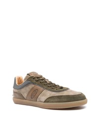 braune Wildleder niedrige Sneakers von Tod's