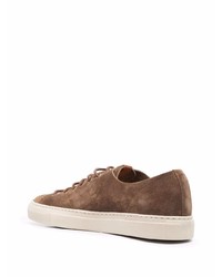 braune Wildleder niedrige Sneakers von Buttero