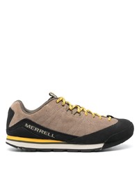 braune Wildleder niedrige Sneakers von Merrell