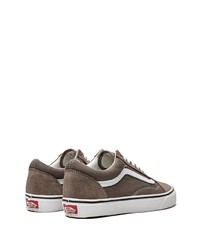 braune Wildleder niedrige Sneakers von Vans