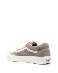 braune Wildleder niedrige Sneakers von Vans