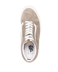 braune Wildleder niedrige Sneakers von Vans