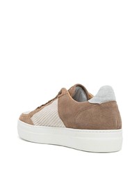 braune Wildleder niedrige Sneakers von Eleventy