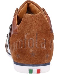 braune Wildleder niedrige Sneakers von Pantofola D'oro