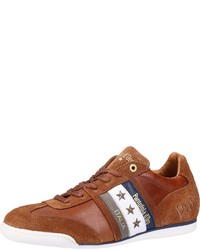 braune Wildleder niedrige Sneakers von Pantofola D'oro