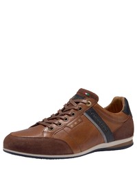 braune Wildleder niedrige Sneakers von Pantofola D'oro