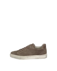 braune Wildleder niedrige Sneakers von Sioux