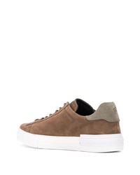 braune Wildleder niedrige Sneakers von Hogan