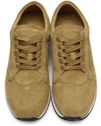 braune Wildleder niedrige Sneakers von No.288