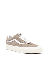 braune Wildleder niedrige Sneakers von Vans