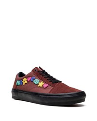 braune Wildleder niedrige Sneakers von Vans