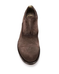 braune Wildleder Oxford Schuhe von Officine Creative