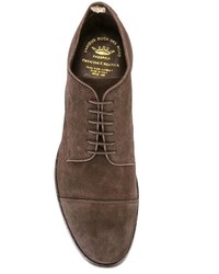 braune Wildleder Oxford Schuhe von Officine Creative