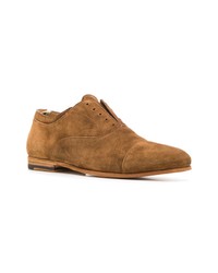 braune Wildleder Oxford Schuhe von Officine Creative