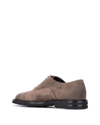 braune Wildleder Oxford Schuhe von Scarosso