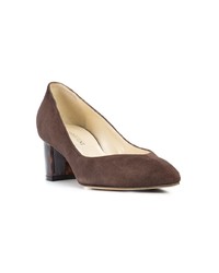 braune Wildleder Pumps von Sarah Flint