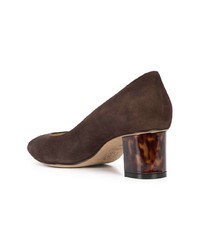 braune Wildleder Pumps von Sarah Flint