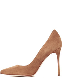 braune Wildleder Pumps von Sergio Rossi