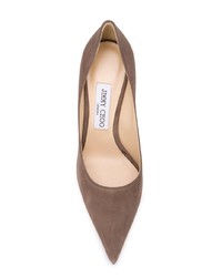 braune Wildleder Pumps von Jimmy Choo