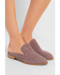 braune Wildleder Slipper von Robert Clergerie