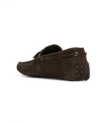 braune Wildleder Slipper von Tod's