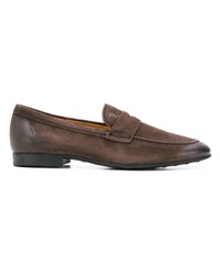 braune Wildleder Slipper von Tod's