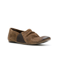 braune Wildleder Slipper von The Last Conspiracy