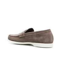 braune Wildleder Slipper von Fratelli Rossetti