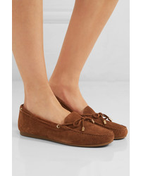 braune Wildleder Slipper von MICHAEL Michael Kors