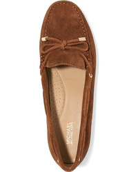 braune Wildleder Slipper von MICHAEL Michael Kors