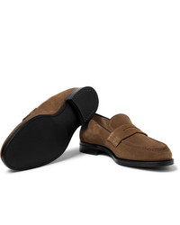 braune Wildleder Slipper von Church's