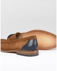 braune Wildleder Slipper von Asos