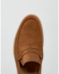 braune Wildleder Slipper von Asos