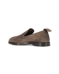 braune Wildleder Slipper von Measponte