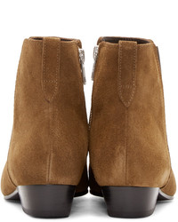 braune Wildleder Stiefeletten von Isabel Marant