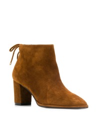 braune Wildleder Stiefeletten von Stuart Weitzman