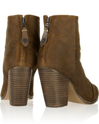 braune Wildleder Stiefeletten von Rag and Bone